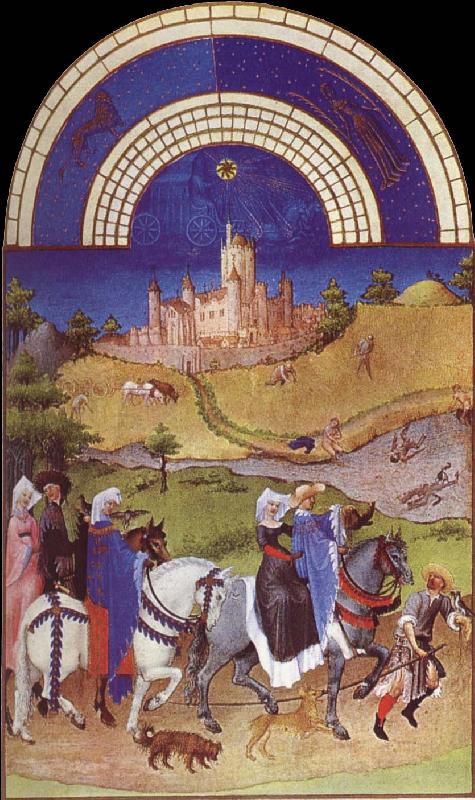 unknow artist Brod Limbourg, August  from Les Tres Riches Heures du Duc de Berry China oil painting art